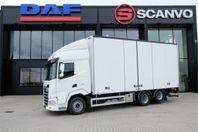 DAF Ny XF 530 FAS 6x2 Sala skåpbil med öppningsbar sid