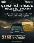 Audi A3 KAMPANJVECKA | Privatleasing | LAGERBIL 3195:-