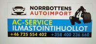 Ac Service för  bilar och maskiner med R134A