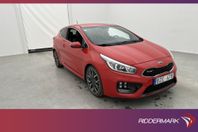 Kia Cee´d Pro GT 1.6 GDI 204hk Rattvärme Sensorer Farthållar