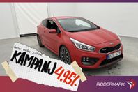 Kia Cee´d Pro GT GDI 204hk Rattvärme Sensorer 4,95% Ränta