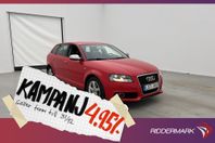 Audi A3 Sportback TDI 140hk S-Line Navi Sensor 4,95% Ränta