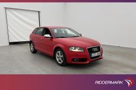 Audi A3 Sportback TDI 140hk S-Line Navi Sensorer Halvskinn