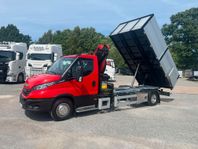 Iveco Daily 72C18 A8 Tippbil Palfinger Kran Fullutrustad