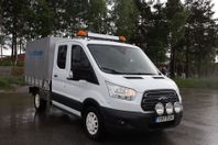 Ford Transit CHASSI 350 2.2 TDCI155HK FLAK KÅPA MOMS