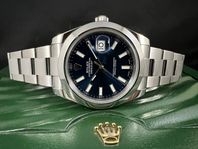 Rolex Datejust II 41mm 116300 Blå Fullset 2016 Toppskick