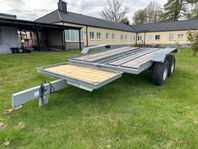 Maskintransport / Maskintrailer 9 ton Rudskoga