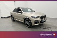 BMW X4 M40i 354hk Innovation Pano H/K HUD 360° Disp.Key Drag