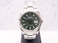 Rolex Datejust 36 - Grön Palm - 2022 - 126234