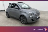 Fiat 500 Ce 42 kWh 118hk Cab Kamera Navi Sensorer CarPlay