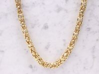 Kejsarhalsband i 18K Gul Guld 199g 67cm