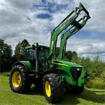 John Deere 7820 - 9 ton - har Stoll frontlæsser - Video!