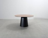 Decotique Social matbord svart ⌀ 130 cm