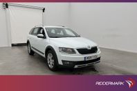 Skoda Octavia Scout 2.0 TDI 4x4 184hk Värmare Sensorer Drag