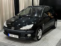 Peugeot 206 2.0 GTi 136hk Panorama Skinn Nyservad Besiktad