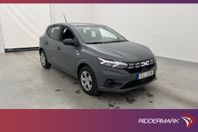 Dacia Sandero 1.0 TCe 91hk Essential Sensorer Farthållare