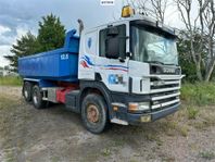 Tippbil, Scania P94 GB 300 6X2  (Se video)