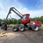 Komatsu 901 TX.1 - 2 fældehoveder / 2 Cutting Heads - Video!