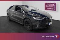 Tesla Model X 60D AWD 6-sits Skinn Luftfjädring Drag