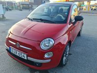 Fiat 500 1.2 8V Lounge Euro 6, Panorama,  sensor, Kamremsbyt