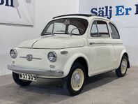 Fiat 500 Nuova 1958 Nyskick,Helrenoverad, bes 1a årsmodellen