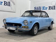 Fiat 124 Spider Nyskick,Helrenoverad och påskostad, Bes