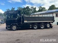Lastväxlare med flak Scania R580 LB 8x4