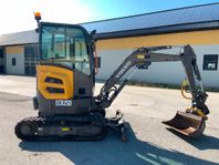 Volvo ECR25D minigrävare, rototilt, c.smörj