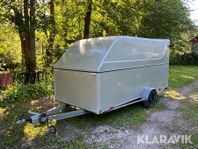 Personbilssläp / skåpsläp Rekotrailer 1300