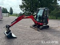 Grävmaskin JCB 8018 CTS med skopor