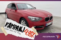 BMW 118 d Sport line M-Värmare Sensorer Keyle 4,95% Ränta