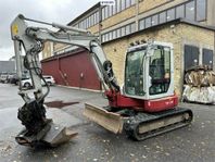 Takeuchi  TB153FR, Bandgrävare med Rotortilt och redskap