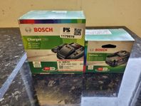 Bosch Laddare 18v & Bosch Batteri 18v 4 aH