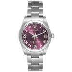 Rolex Oyster Perpetual 177200 Red Grape Roman Dial 31mm