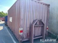 Container på lastväxlarram 20 fot