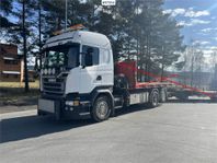 Scania R410 LB 6x2 Kranbil med Hiab kran och multilift växla