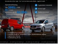 Mercedes-Benz eCitan eCitan 112 skåp L2  Från 3995kr/ månad