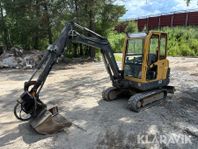 Grävmaskin Volvo EC 25 med tiltrotator & 2 sk