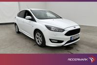 Ford Focus 1.0 EcoBoost 125hk ST-Line SONY Värmare Sensorer