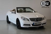 Mercedes-Benz E 200 Cabriolet SVENSKSÅLD VÄLSERVAD 20"FÄLGAR