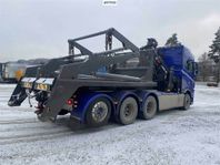 Liftdumperaggregat på lastväxlarram Laxo