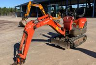 Minigrävare Kubota K008-3 inkl redskap