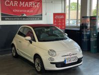 Fiat 500C 1.2 8V Cab Lounge Euro 5 Nybesiktigad