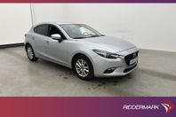 Mazda 3 Sport SKYACTIV-G 120hk Vision Navi Sensorer Välserv