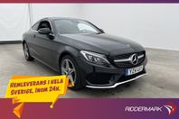 Mercedes-Benz C 200 Coupé 4M 184hk AMG Panorama Kamera Navi