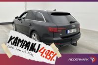 Audi A4 2.0 TDI 190hk Quattro S-Line Drag D-Värm 4,95% Ränta