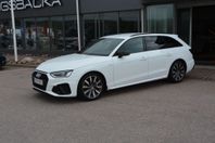 Audi A4 40 TDI quattro S-Line, Drag, Värmare, Svart Optik