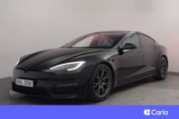 Tesla Model S AWD Autopilot Yoke Luftfjädring Pano V-hjul