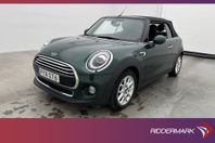 MINI Cooper Convertible 136hk Pepper JCW-ratt HUD Kamera GPS