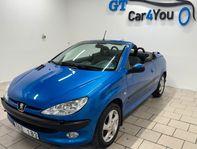 Peugeot 206 CC 1.6 Nykamrem/ Nyservad/ NyBesiktigad/ Lågmil